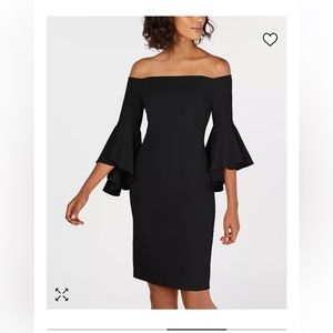 CALVIN KLEIN
Off-The-Shoulder Sheath Dress